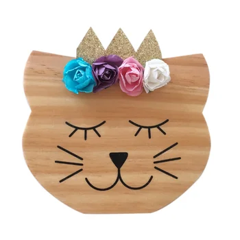 

INS Nordic Wooden Animal Ornaments Kids Room Decorations Wall Art Miniature Figurines Wood Toys Nursery Decor Photography Props