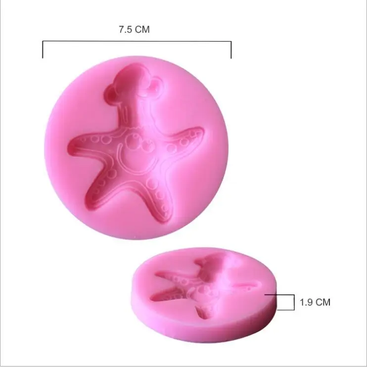 DIY Инструменты для украшения торта мультяшная Морская звезда шеф повар Жидкая