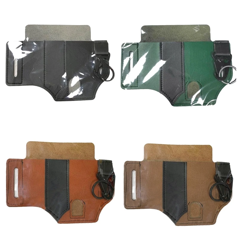 

Multitool Leather Sheath EDC Pocket Organizer Leather Outdoor Survive Bag with Key Holder