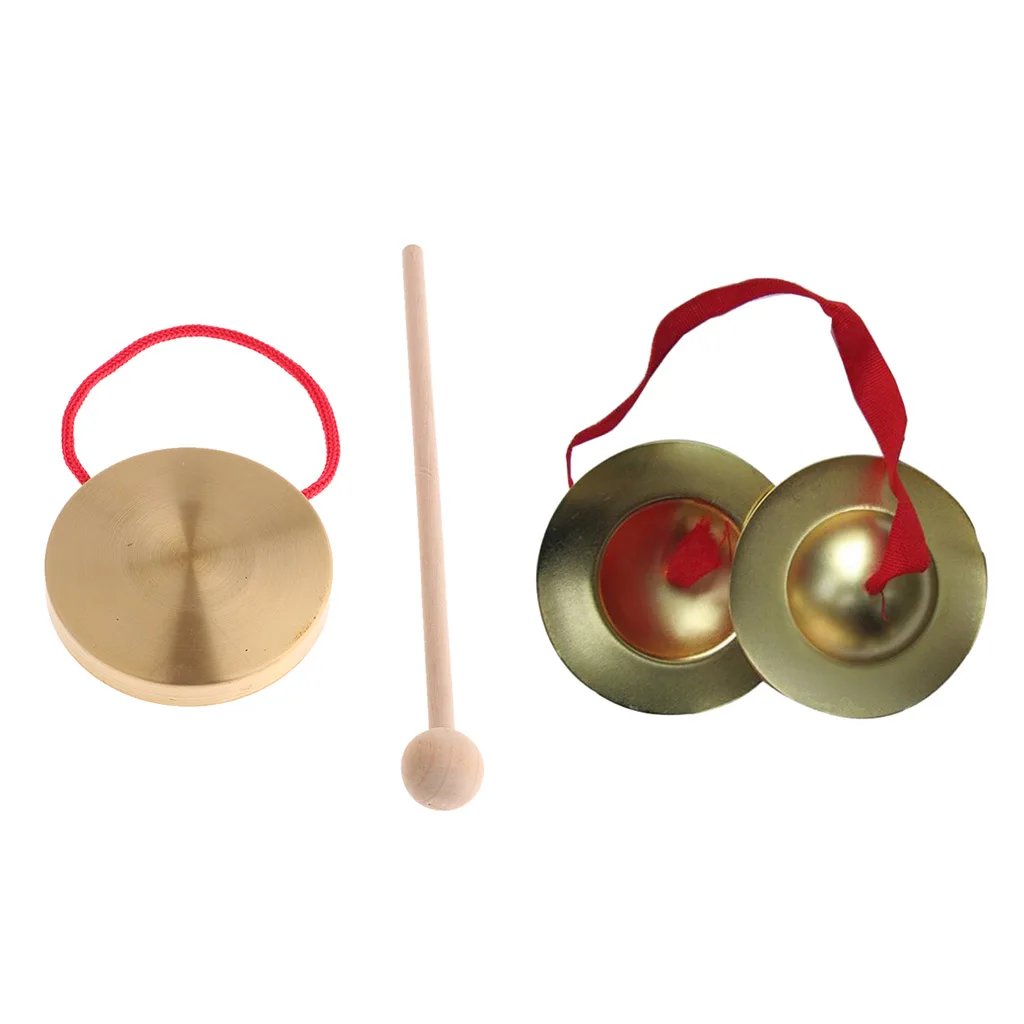 Percussion Cymbals Gongs Rhythm Beats Instrument Early Learning Party