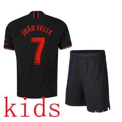 Детский костюм; коллекция года; JOAO FELIX Atletico de Madrid; Детский комплект; футбольные футболки; 19-20 LLORENTE camiseta; футбольная рубашка; - Цвет: home3
