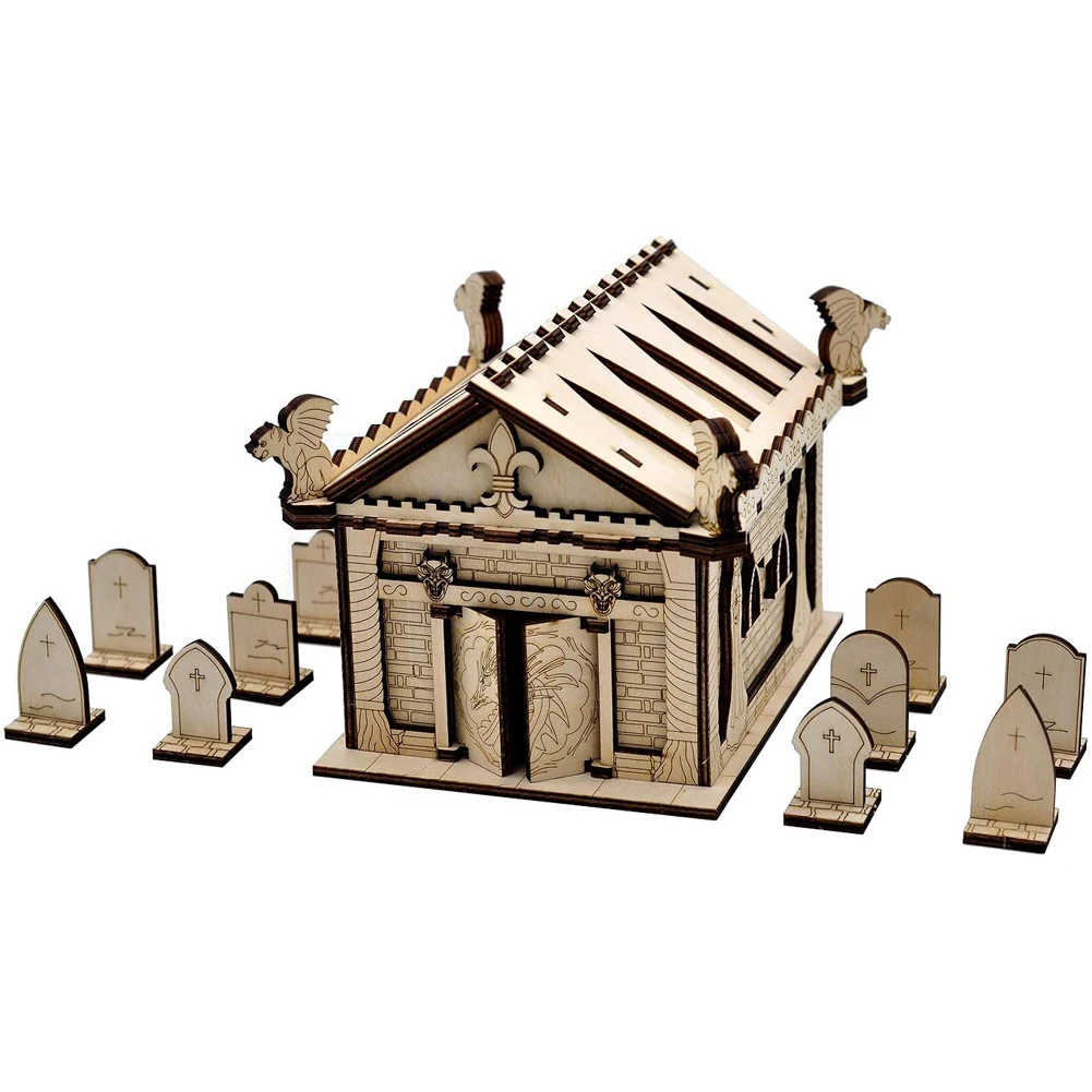 Mausoleum/Crypt scatter terrain graveyard scenery, dungeons and dragons 