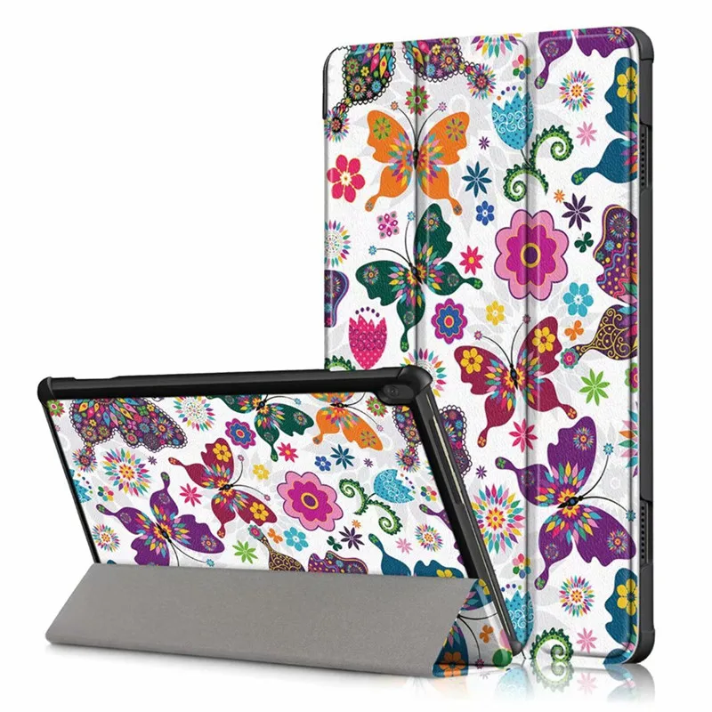 New Slim Hard Case for Lenovo Tab M10 TB-X605F 2018 Release Tablet 3 Fold Magnetic Stand Cover X605 10.1 Inch | Компьютеры и офис