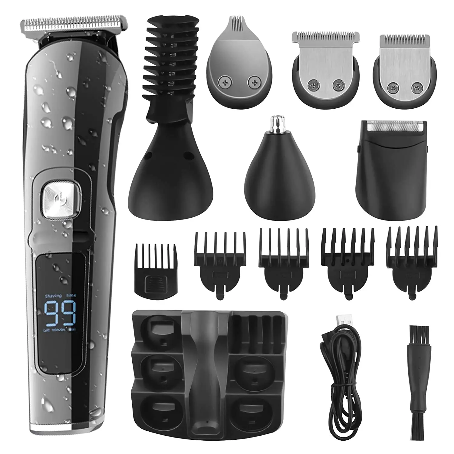 Beard Trimmer For Men Cordless Mustache Trimmer Mens Grooming Kit Body