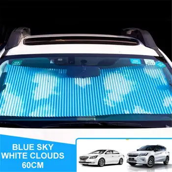 

Universal Car Retractable Windshield Sun Shade Block Auto Sunshade Cover For Cars SUV UV Protection Front Windows Car Styling