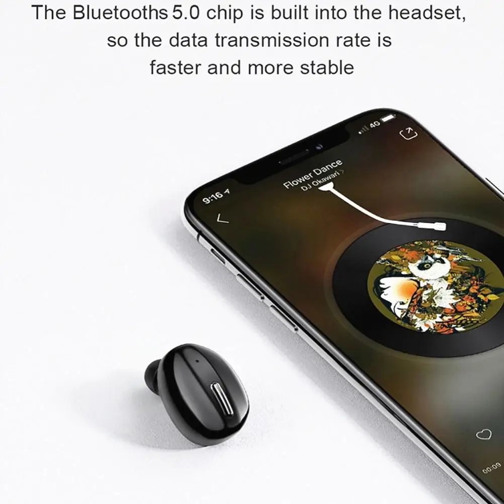 Yiwa SP2 зарядный чехол Bluetooth 5,0 наушники односторонняя гарнитура