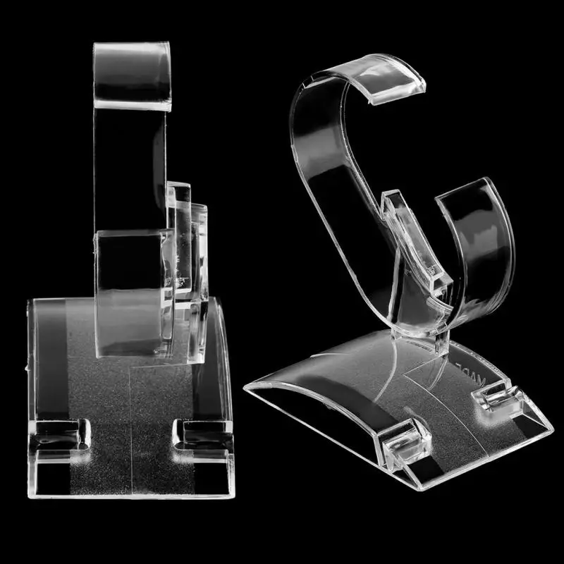 2020 Fashion Style Acrylic Jewelry Bracelet Watch Display Holder Stand Rack Organizer 4.5x8.5x1.1cm Shop Hot Sale | Украшения и