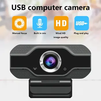 

Webcam 1080P Hd Web Camera With Microphone Usb Webcam For Pc Computer And Laptop Live Streaming Video Conference Work