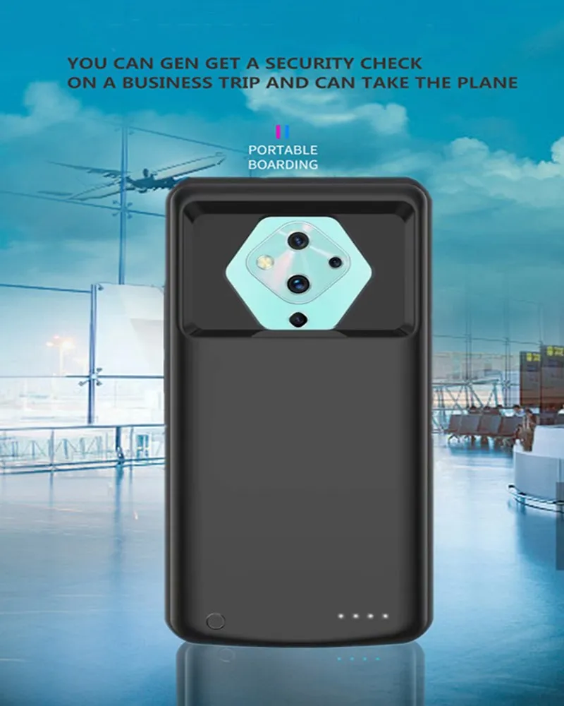 KQJYS 6500 мАч чехол для внешнего аккумулятора VIVO S5 Чехол для внешнего аккумулятора чехол для внешнего аккумулятора для VIVO S5 Чехол для зарядки
