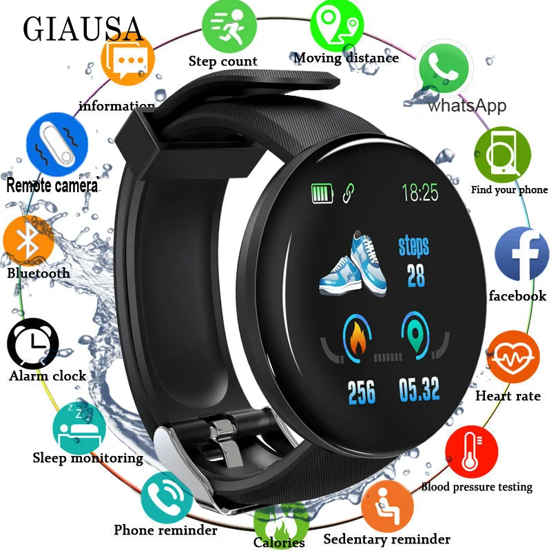 

Sport Smart Watch Men Smartwatch Women Smart Watch Blood Pressure Heart Rate Monitor Waterproof Smartwatch Watch for Android IOS
