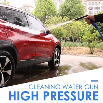 

Adjustable Hose Nozzle Spray Pattern Garden Sprayer Garden Watering Portable Hose for Outdoor Personal Car Decoration