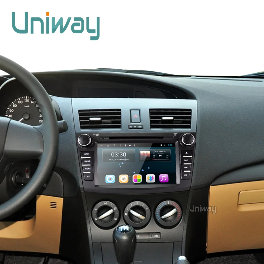 Top uniway LXM38090 android 8.1 car dvd for New Mazda 3 car radio navigation 4