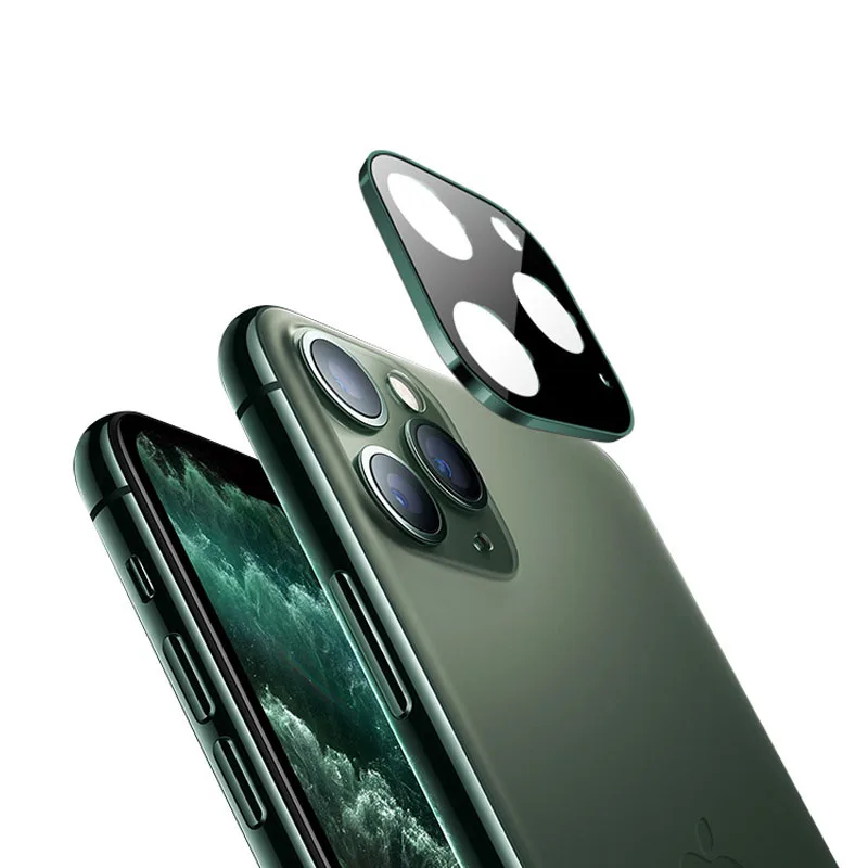 2 в 1, защитная пленка для экрана, полное Защитное стекло для iPhone 11 Pro Max, задняя пленка для объектива камеры, металлическое закаленное стекло для iPhone 11 Pro