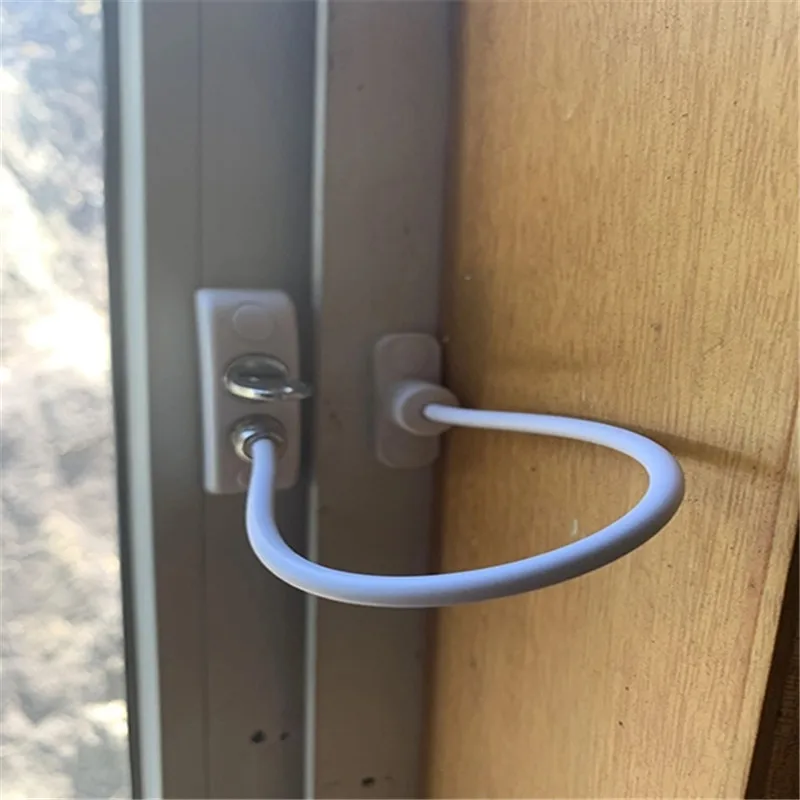 

Window Lock Child Safety Door Security Lock for Cabinets Cupboards Prevent Childern Falling Window Lock