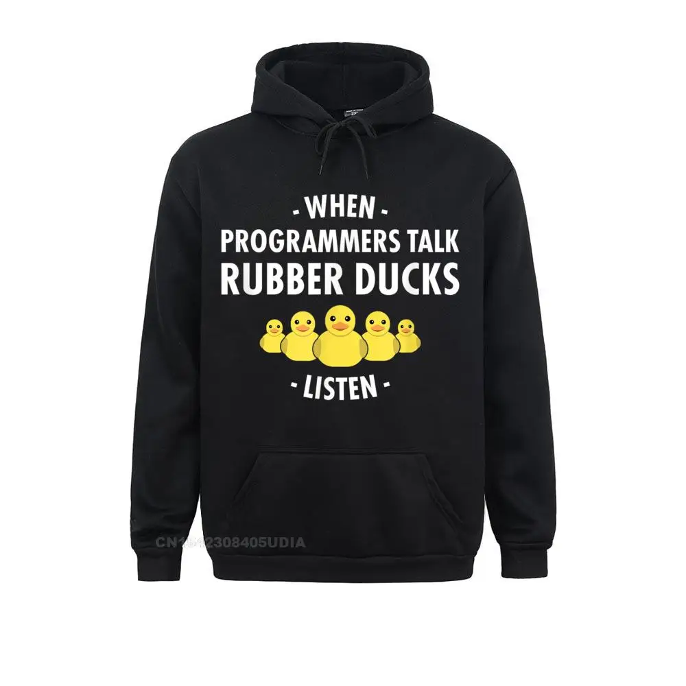 Rubber Duck Debugging When Programmers Talk Funny T-Shirt__B13590 Mens Graphic Hoodies Mother Day Sweatshirts Fitness Tight Long Sleeve Sportswears Rubber Duck Debugging When Programmers Talk Funny T-Shirt__B13590black