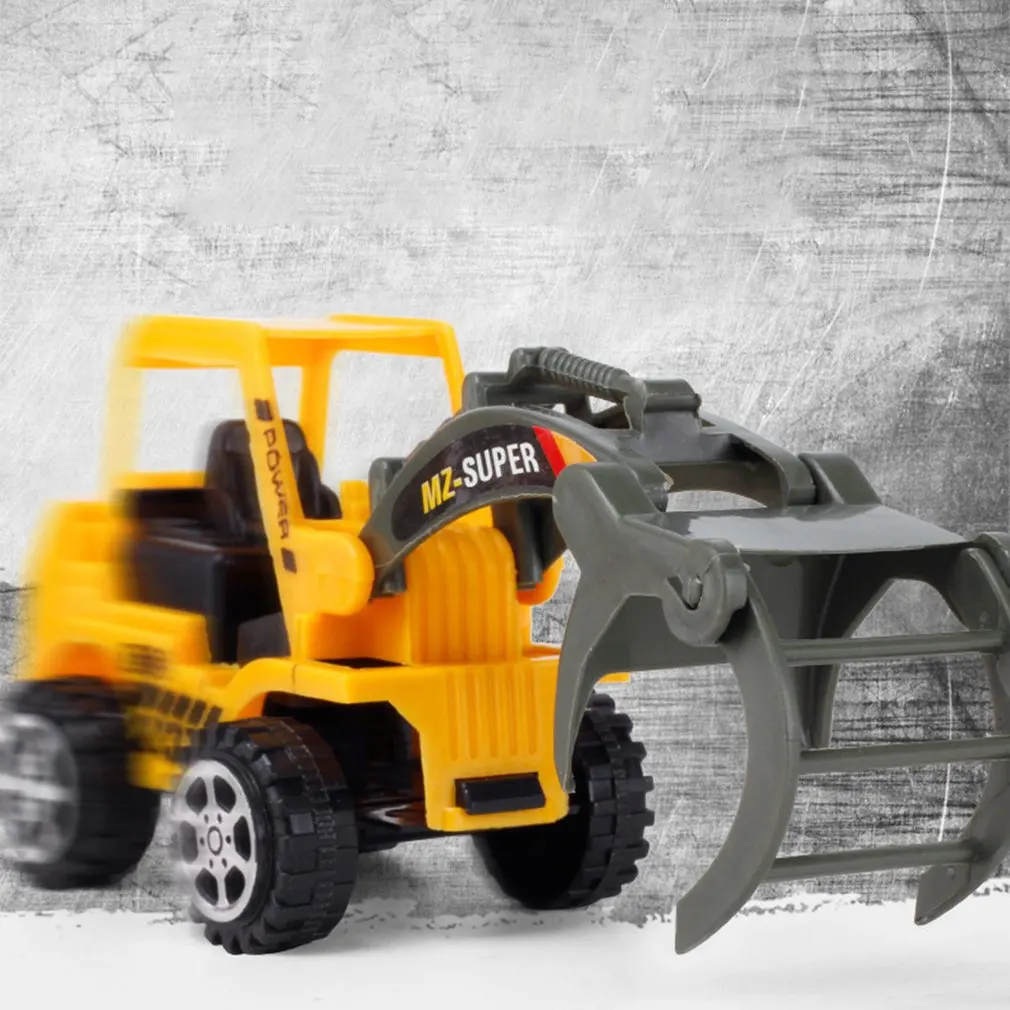 

Boy Toy Car Excavator Color Random Child Inertia Model Engineering Car Plastic Excavator For Kids Christmas Gift Random Color