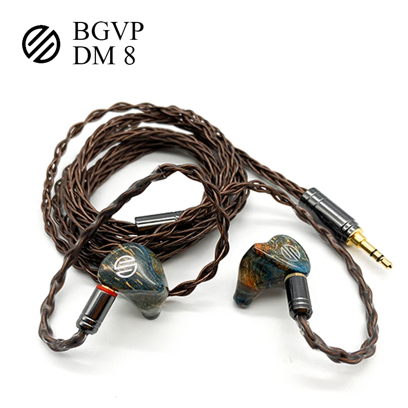 BGVP DM8 оригинальное новое поступление 8BA проводной MMCX монитор съемный аудио кабель