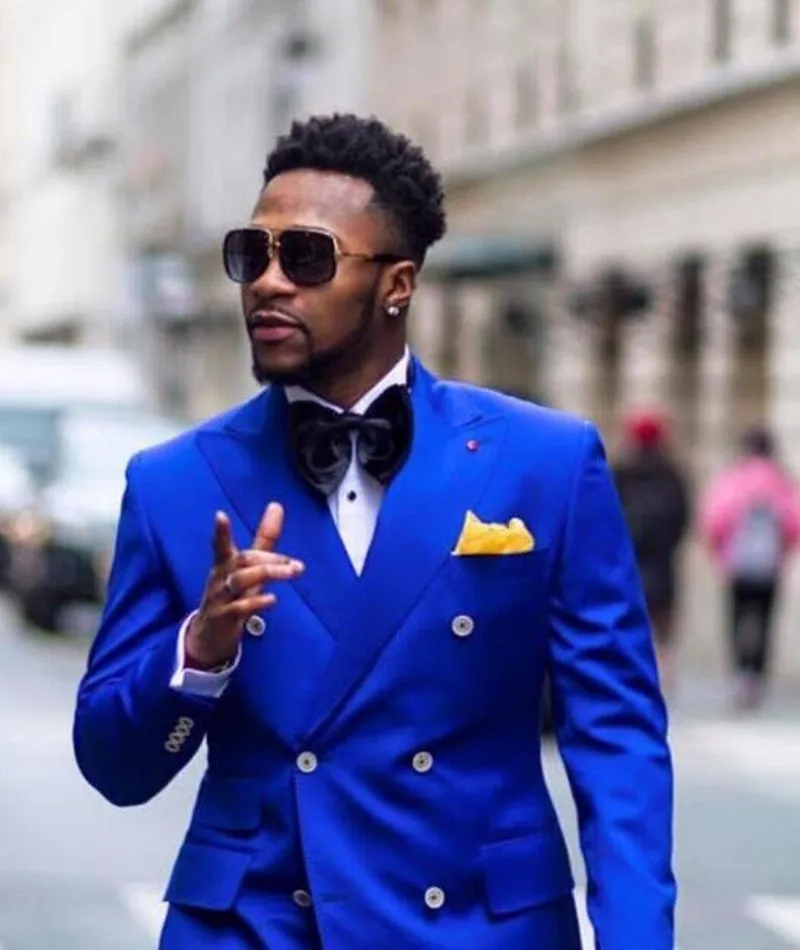 Blazer Suits Jacket Tuxedos Groom Wedding Royal-Blue Mens Classic-Style New Best 006
