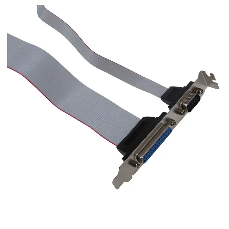 DB25 мама к IDC 26 Pin+ DB 9 к IDC 10 адаптер панель Слот пластина