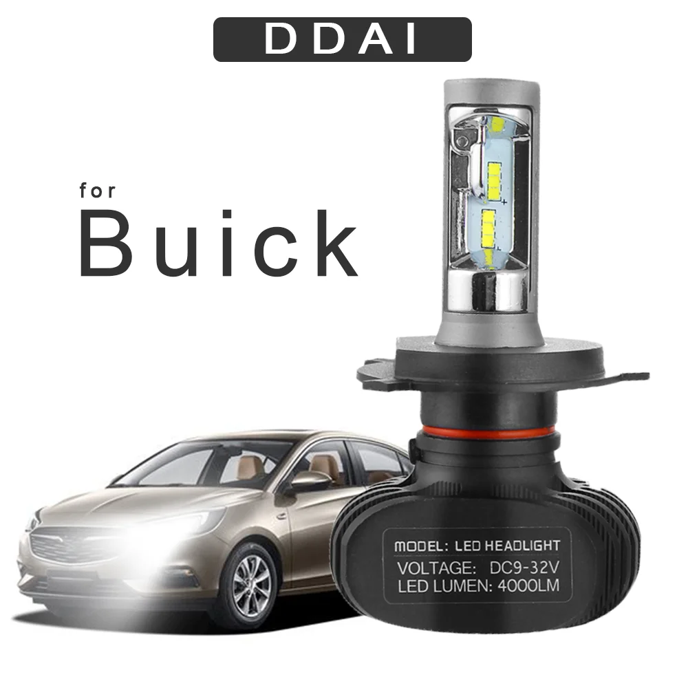 

DDAI Car LED Headlight FOR for Enclave Encore Envision EXCELLE GL8 50W 6000LM csp Fog Light light bulbs for cars auto products