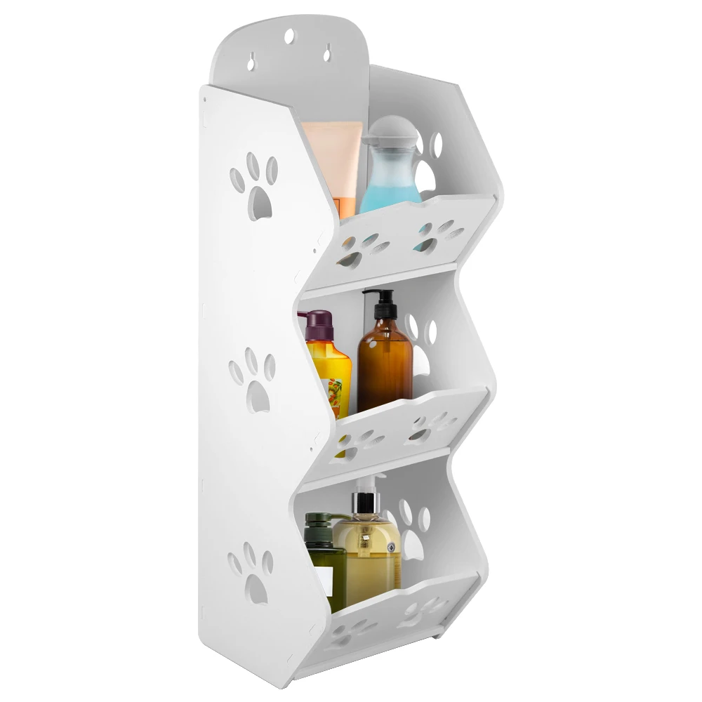 

Hot New 3-Tier Storage Organizer Shelf DIY Set Detachable Washable Storage Shelf Storage Baskets for Kitchen Bathroom Organizer