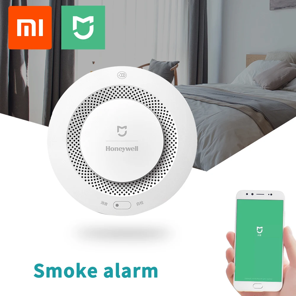 Xiaomi Mijia Honeywell пожарная сигнализация датчик дыма мини детектор Zigbee