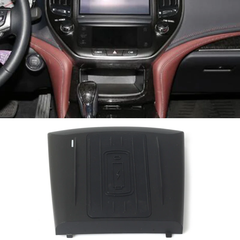 

Car QI wireless charger fast charging case phone holder center console wireless charging tool accessories for Toyota Crown 2018