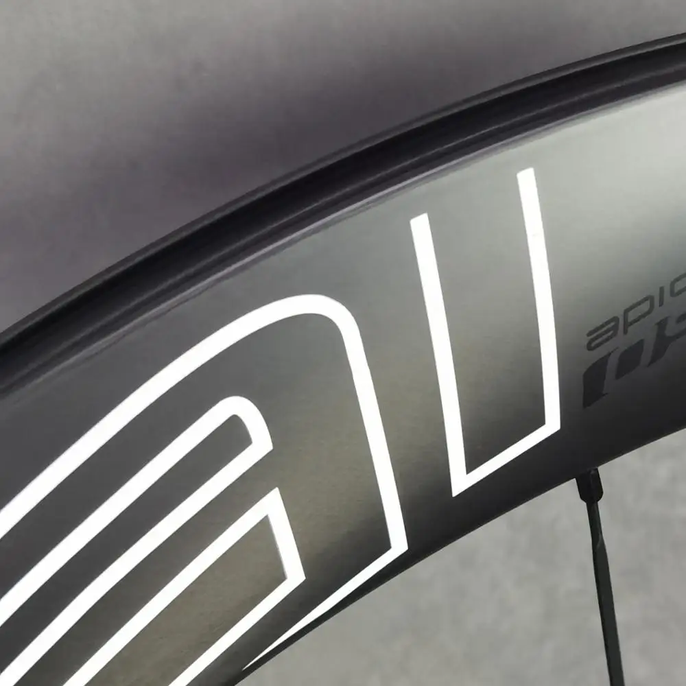 700C Road disc brake carbon wheels 60mm depth Custom logo CLX60 clincher/tubular carbon wheelset with novatec 791/792