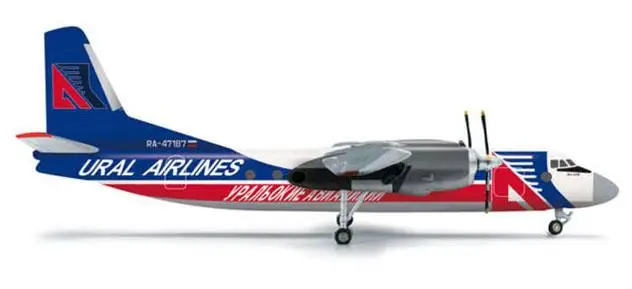 Herpa Wings Россия Урал авиалинии Ан-24 1/200 литье под давлением модель самолета |