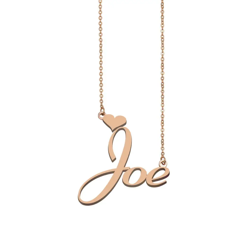 Joe Name Necklace , Custom Name 