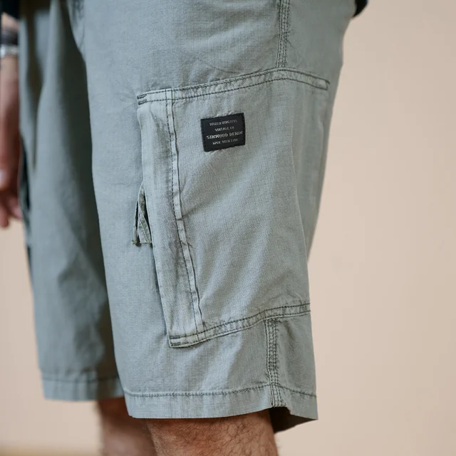 Cargo washed shorts for summer