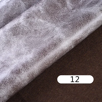 Meetee 100X145 см толщиной 1,1 мм искусственная Синтетическая кожа ткань для сумки дивана декоративная ткань для шитья DIY кожевенное Ремесло АКСЕССУАРЫ - Цвет: 12