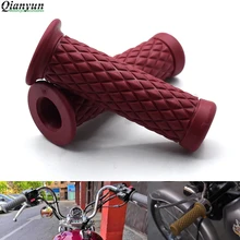 Универсальный 7/" 22 мм мотоцикл Винтаж резиновый руль для мотоцикла для HONDA CBR600RR CBR900RR CBR929RR CBR1000RR CBR1100XX