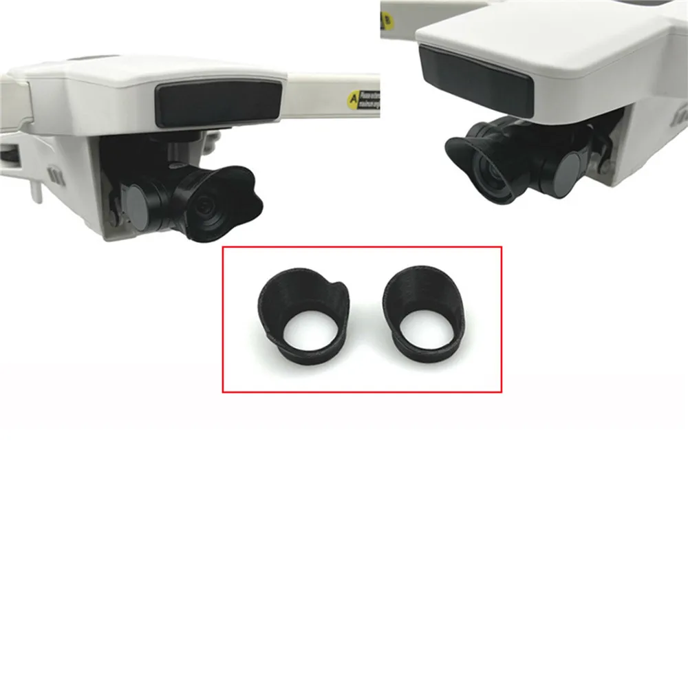 2 шт. мини антибликовый объектив Sun Hood Защитная крышка для HUBSAN Zino2 Дрон аксессуары