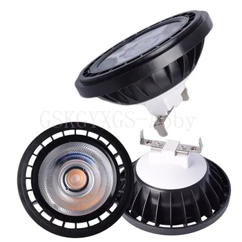 

1pcs High Quality Super Bright AR111 15W COB LED Downlight AR111 QR111 G53 GU10 LED Bulb light Dimmable led lamp AC85-265V/DC12V
