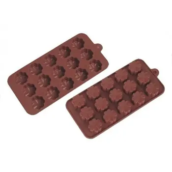 

Clover Silicone Mold Chocolate Muffin Soap Scented Stone Candle Epoxy Mould 15 Holes