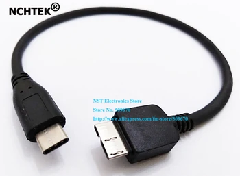

NCHTEK TYPE C Male to Micro USB 3.0 Male OTG Data Connector Cable About 30CM/Free Shipping/12PCS