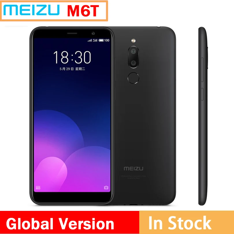 Глобальная версия MEIZU 6T MEILAN m6t, 4G LTE, 2 ГБ, 16 ГБ rom, четыре ядра, 5,7 дюймов, ips экран, двойная задняя камера, сотовый телефон