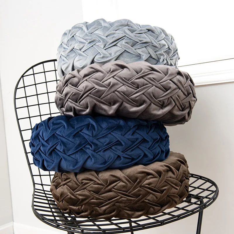 Thicken Soft Throw Pillow Round Office Chair Cushion Floor Seat Mat Cushions Multicolor Sofa Seat Cushion Home Decor Sit Pad 1pc