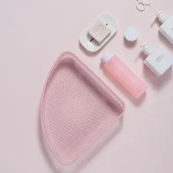 

1pc Bathroom Shelf Organizer Snap Up Corner Shelf Shampoo Caddy Shower Storage Wall Holder Holder Plastic