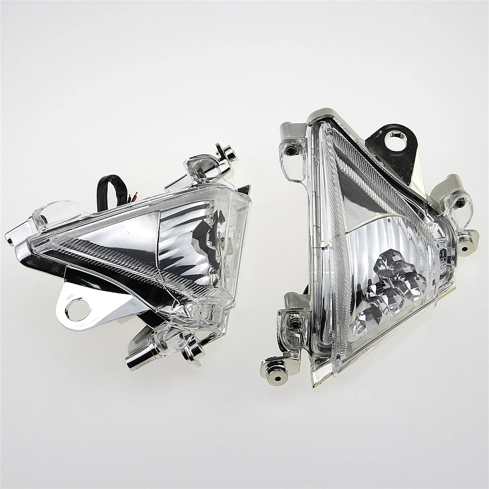 Передний светодиодный индикатор сигнала поворота для KAWASAKI zxzx10r 2004-2005 аксессуары для мотоциклов свет мигалка лампа
