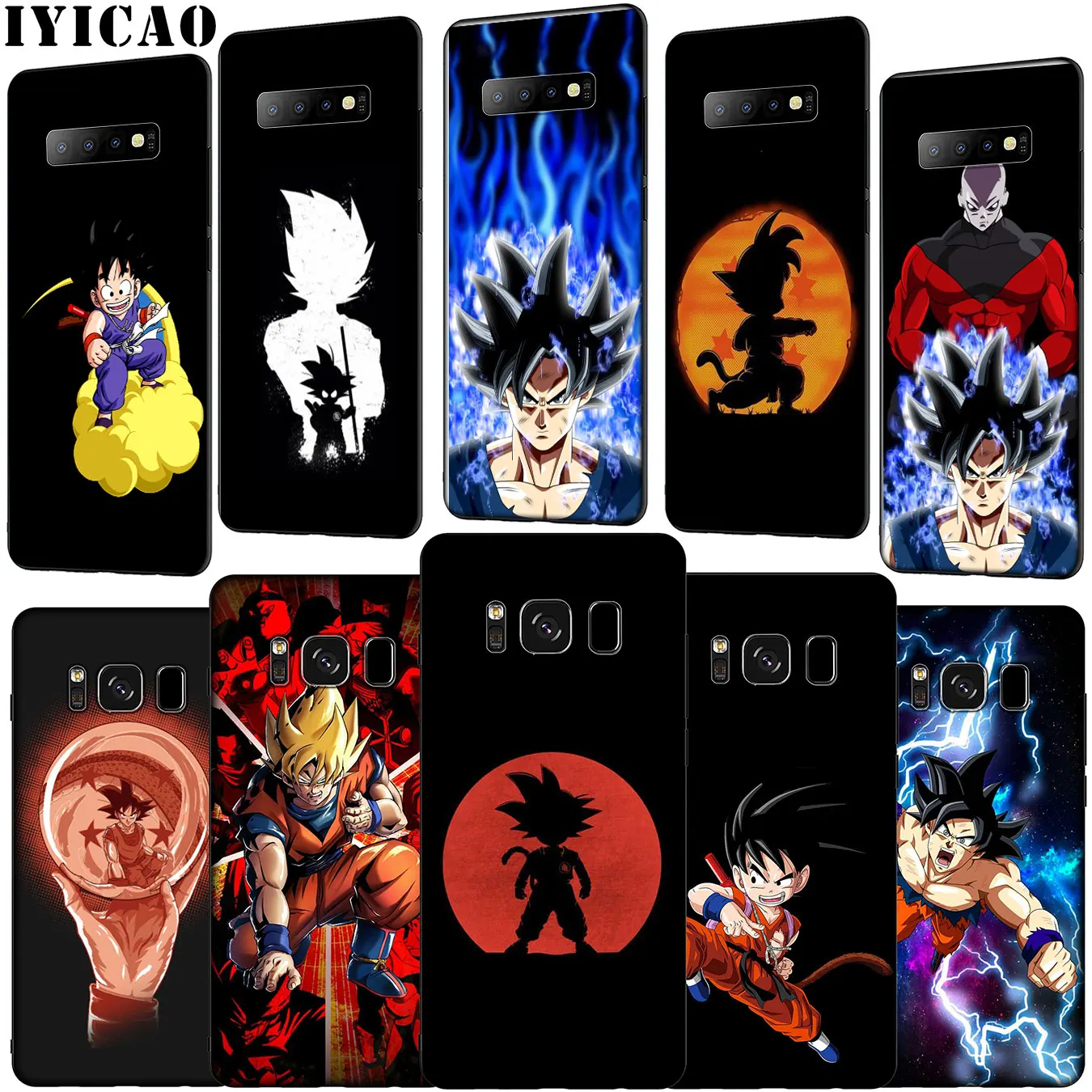 IYICAO Dragon Ball Goku Soft Silicone Phone Case for Samsung Galaxy S20 Ultra S10 Lite S9 S8 Plus S6 S7 Edge S10e Cover |