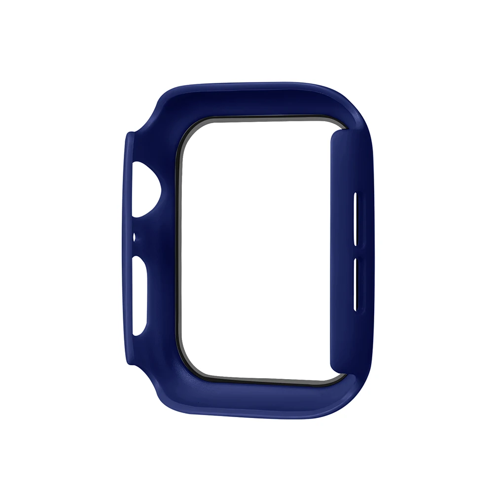 Чехол из поликарбоната для Apple Watch 5, 4, 40 мм, 44 мм, защитный чехол из закаленного стекла для iWatch 3, 2, 1, 42 мм, 38 мм, чехол для часов
