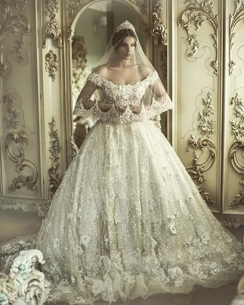 Vestido De Noiva Longo, сексуальное свадебное платье с открытыми плечами, роскошное платье для матери невесты с аппликацией из бисера