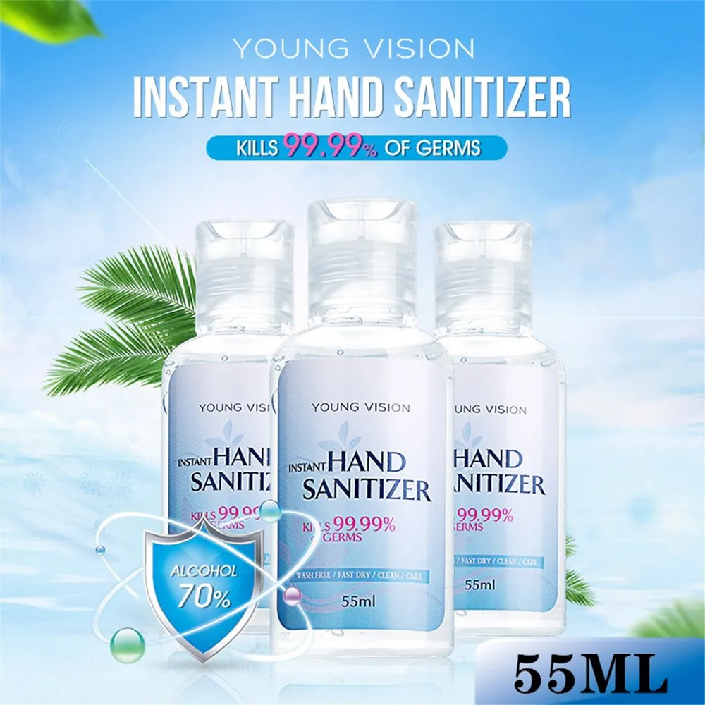 

55ml Hand Gel Sanitizer Hand Gel Portable DHL Out-door Antibacterial Hand Cleaning Moisturizing Travel Disposable No Clean