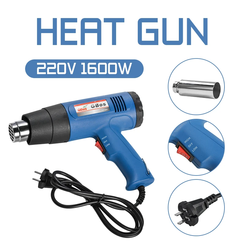 Hot Air Guns 220V 1600W Electronic Heat Gun Hot Air Gun Wine Cap Sealing Machine Shrink  Cap Gun Air Blower Rework Repair|heat gun hot air|gun hot airhot air -  AliExpress