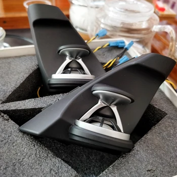 

Front door tweeter cover for BMW F10 F11 auto speaker decor protective cover horn protection shell car tweeter loudspeaker cover