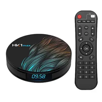 

Smart For TV Box HK1 Max Android 9.0 4GB 128GB 64GB 32GB Rockchip 4K Wifi Netflix Android TV Set top Box