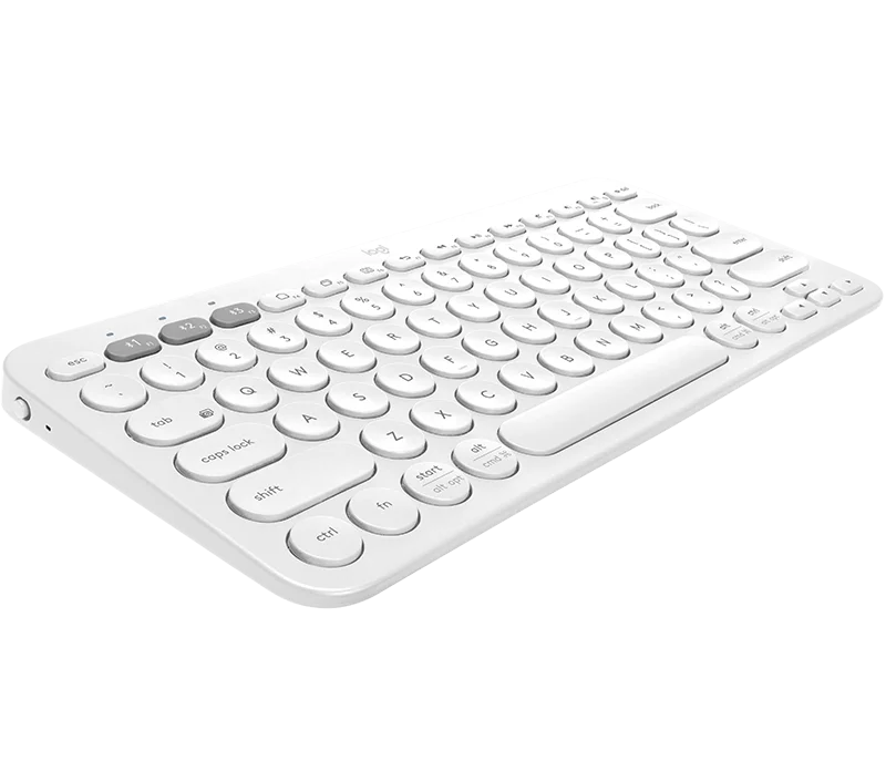 K380 White Беспроводная клавиатура с Bluetooth для нескольких устройств logitech K380 черный/синий/розовый/белый/красный Windows MacOS Android IOS хромированная ОС - Цвет: K380 White