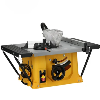 Online 8 Inches Multifunction Woodworking Table Saw Floor Saw Electric Cutting Machine Miter Cut Panel Saw Flip Saw Home Dust-Free Saw